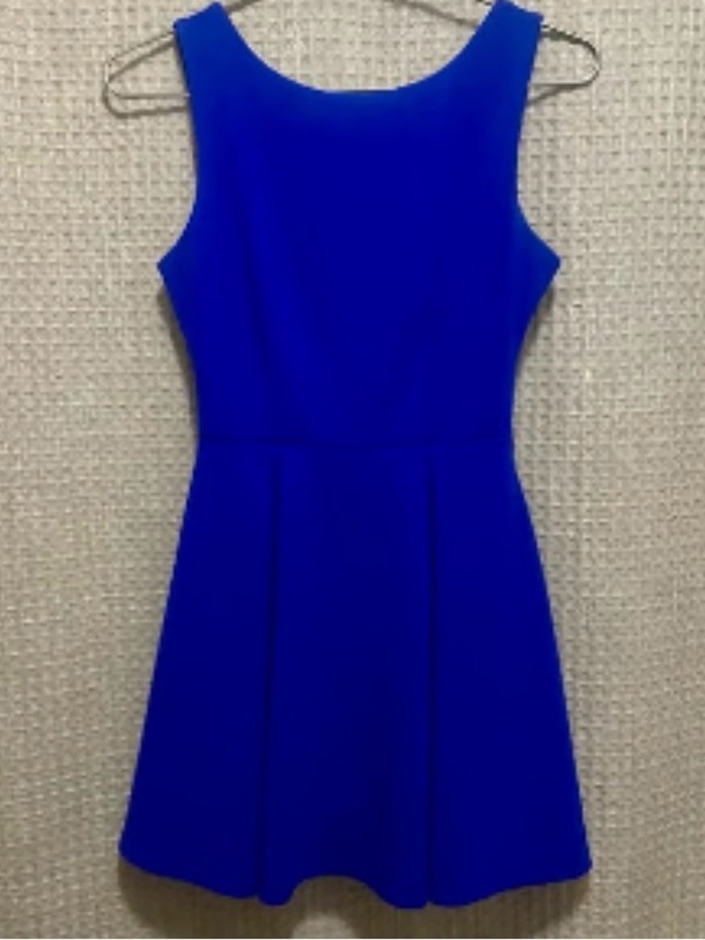 B Darlin Sleeveless Royal Blue Fit & Flare Dress